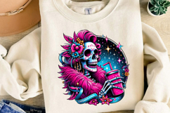 Funny Skeleton Sublimation, Coffee Lovers Png Product Image 4