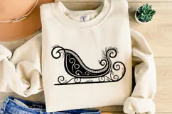 Christmas Sleigh Svg | Christmas svg | Shirt Svg Product Image 5