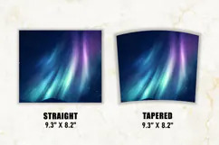 Northern Light Tumbler Wrap | 20 oz tumbler wrap Product Image 2