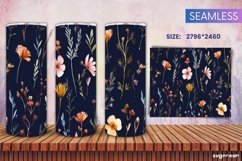 Floral Tumbler Wraps Bundle | 20 Oz | Sublimation Product Image 5