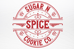 Christmas Vintage Sign SVG Product Image 4