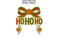 Ho ho ho png design for T-shirts Product Image 1