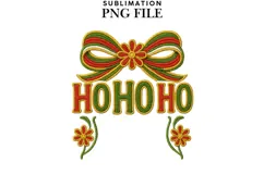 Ho ho ho png design for T-shirts Product Image 1
