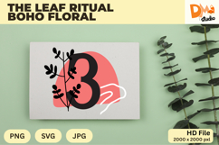 The Leaf Ritual Boho Floral Monogram Product Image 1