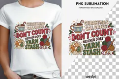 Christmas crochet png design for T-shirts Product Image 4