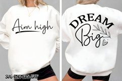 Motivational Quotes Front And Back SVG Bundle Product Image 5