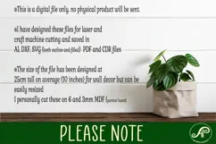 Unicorn Capital Monogram Letter name sign F SVG Product Image 4
