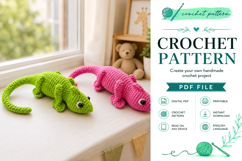 Chameleon Amigurumi Crochet Pattern PDF Product Image 5