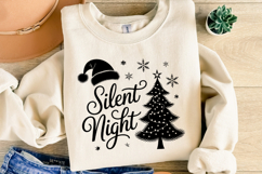 Silent Night Svg | Christmas svg | Shirt Svg Product Image 4