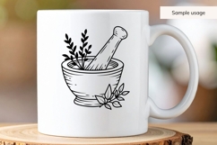 Hand Drawn Mortar And Pestle SVG - Halloween SVG Product Image 4