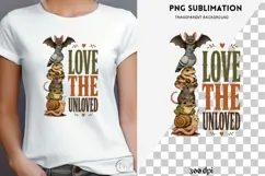 Unloved animals png design for T-shirts Product Image 4