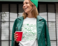 Happy Go Lucky SVG PNG, Funny St. Patrick's Day Shirt Design Product Image 2