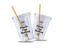 Plastic Cup Mockup Template Photoshop Product Image 5