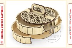 Box Organizer v29 - laser cut file - Glowforge ready SVG Product Image 4