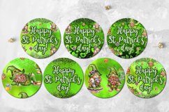 St. Patrick&#039;s day 14 car coaster &amp; key chain glitter designs Product Image 4
