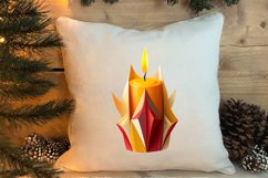 Christmas Origami Style Sublimation, Christmas PNG Product Image 4