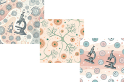 Biochemistry Beauty Digital Paper, Seamless Pattern Product Image 4
