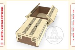 Box Organizer v24 - laser cut file - Glowforge ready SVG Product Image 4