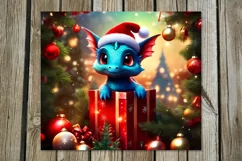 Christmas dragon | Xmas Skinny tumbler sublimation design PL Product Image 4