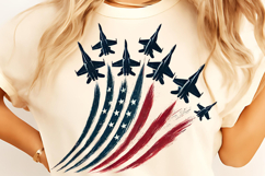 USA Patriotic Jets PNG, 4th of July PNG, USA Flag PNG, USA Product Image 1
