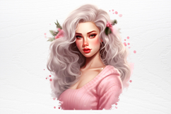 Pink Christmas Collection Sublimation PNG Product Image 4