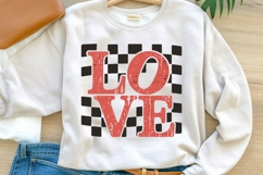 LOVE PNG | Retro Valentine’s Day Sublimation Design Product Image 1