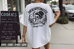 Overcaffeinated Moms Club SVG - Mother&#039;s day SVG Product Image 5