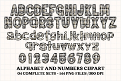 Father’s Day Alphabet clipart, father’s day letters doodle Product Image 4