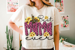 Best Mama ever PNG sublimation | Mother's Day PNG T-Shirt Product Image 7