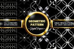Geometric Pattern Digital Papers - 04 Variations Product Image 1