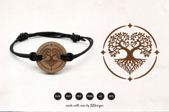 Tree of Life Bracelet Laser Cut SVG Product Image 1