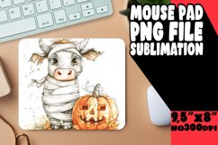 Adorable Halloween Cow Mouse Pad Design Product Image 1