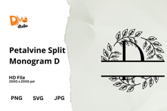 Petalvine Split Monogram Product Image 1
