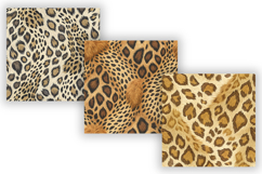 Leopard Print Seamless Digital Paper Animal Pattern Bundle Product Image 4