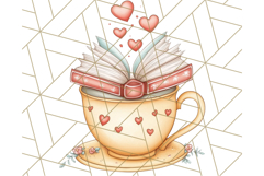 Bookish Animals PNG Clipart with Cozy Reading Elements Product Image 4