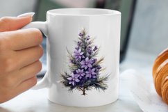 Lavender And Christmas Tree Sublimation Clipart Product Image 3