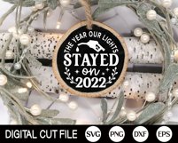 Christmas 2022 Gas Ornament SVG Bundle, Round Ornament Quote Product Image 2