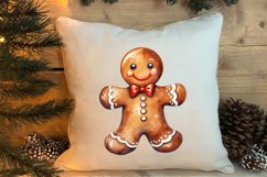 Gingerbread Man Sublimation Clipart, Gingerbread Man Clipart Product Image 4