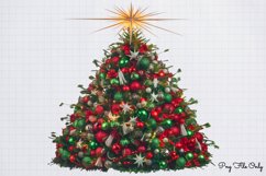 Faux Rhinestones Christmas Sublimation PNG Product Image 1