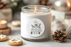 Winter Books Clipart, Black Bookish Png, Book Lover Svg Product Image 4