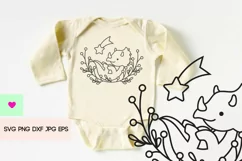 Baby Dinosaur SVG - Dinosaur PNG, Cute Dinosaur Svg Product Image 4