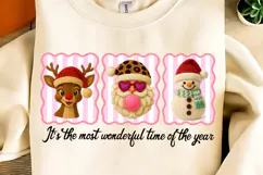 It's The Most Wonderful Time Of The Year PNG, Christmas Faux Product Image 3