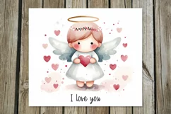 Angels | 4 Valentine Skinny tumbler Sublimation designs Product Image 4