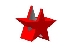 Star, Straw Topper STL File for 3D Printing. Product Image 5