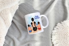 Family clipart, Mom son and daughter Product Image 3