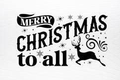 Vintage Christmas Sign SVG Product Image 4