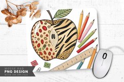 Whimsical Apple Design Mouse Pad Design Product Image 1