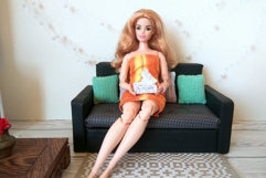 Miniature tissue box making tutorial origami paper dollhouse Product Image 4