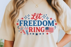 Let Freedom Ring Svg, American Flag Svg, Fourth Of July Svg. Product Image 5