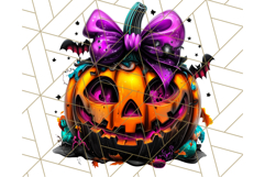 Pumpkin Party Halloween Clipart PNG, Cute Spooky Elements Product Image 4